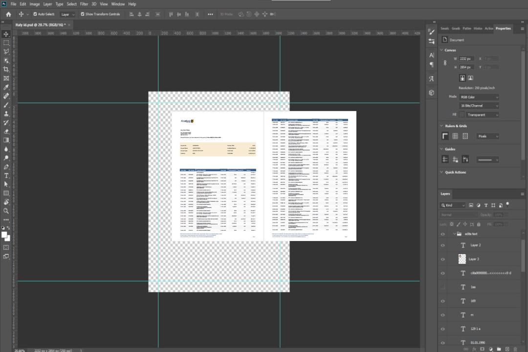 Relevé de compte Nigeria First Bank Modèle Word et PDF, 2 pages template